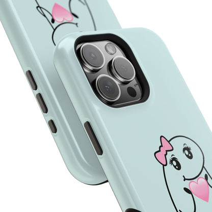 Christian Cute Heart Phone Case — "I Know Jesus Loves Me So Much" Magnetic Impact-Resistant Case