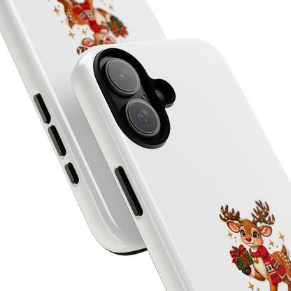 Christmas Reindeer Phone Case — “Sweet granddaughter you’re an answered prayer” Holiday Phone Cover