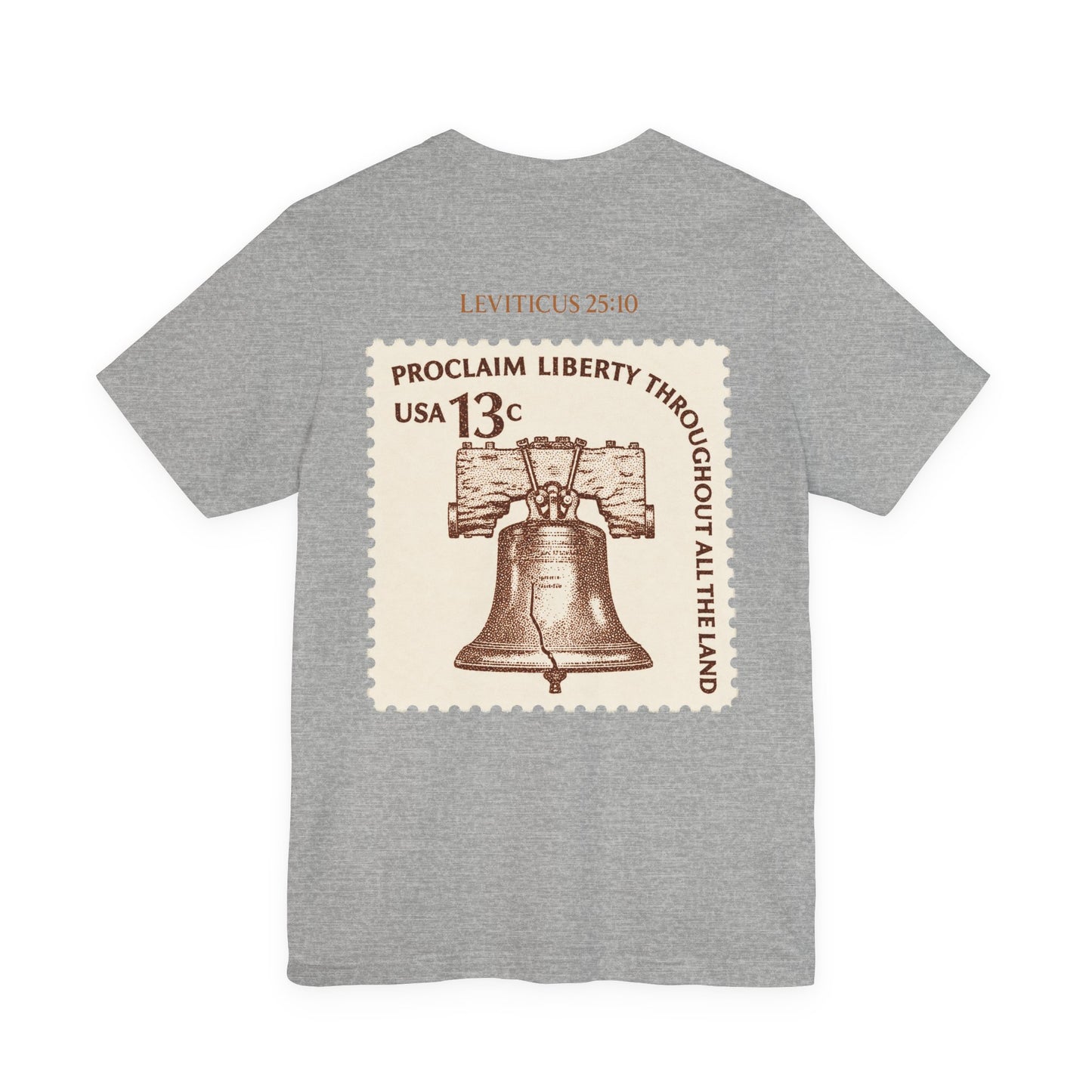 Liberty Stamp T‑Shirt — Vintage 13 Liberty Bell Graphic Tee