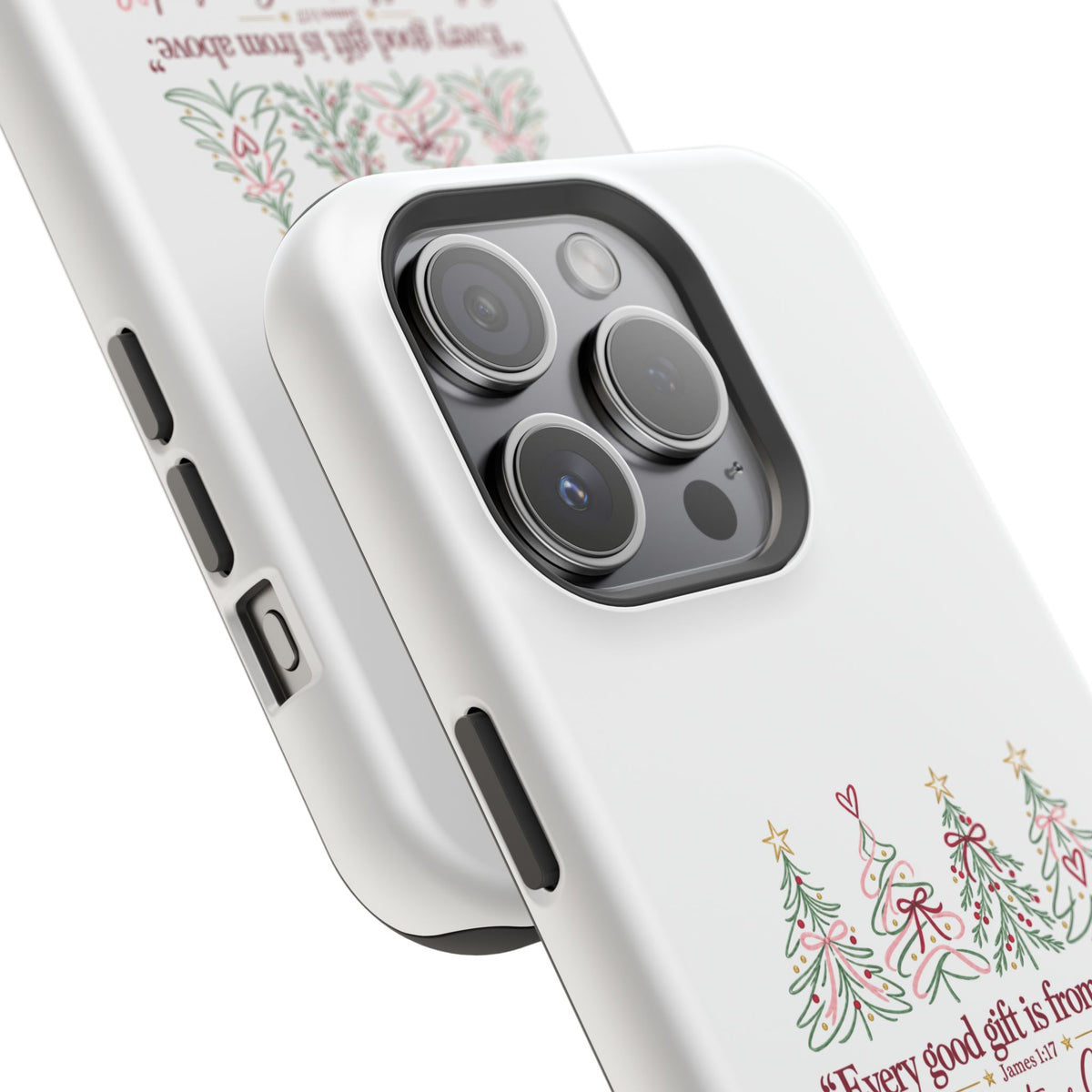 Christmas Grandma Phone Case — “Every good gift is from above” Magnetic Impact-Resistant Case