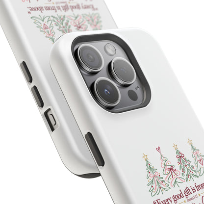 Christmas Grandma Phone Case — “Every good gift is from above” Magnetic Impact-Resistant Case