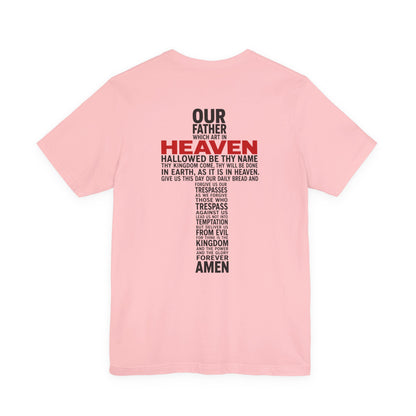 Matthew 6 Prayer Cross Tee — Our Father Lord's Prayer Christian T-Shirt
