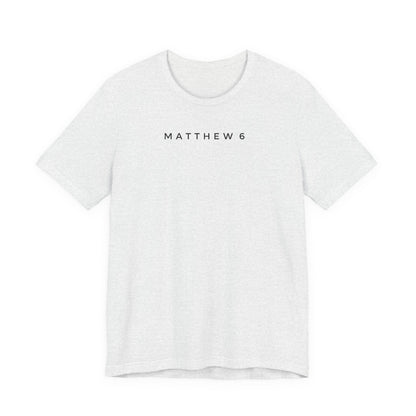 Matthew 6 Prayer Cross Tee — Our Father Lord's Prayer Christian T-Shirt