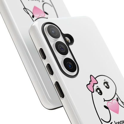 Phone Case — 'I Know Jesus Loves Me So Much' Cute Heart Faith Design