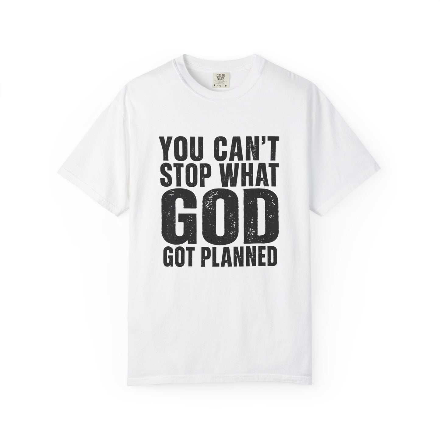 BIG FROST "You Can't Stop What God Got Planned" DOUBLE SIDED Print T Shirt