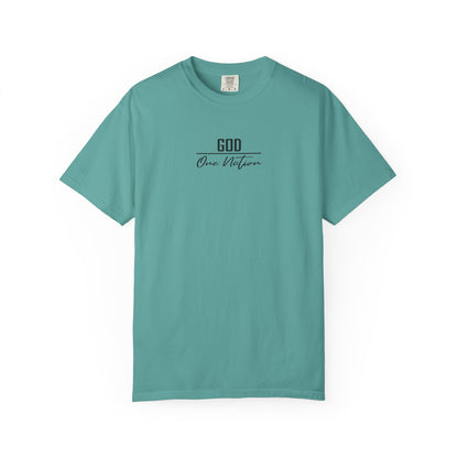 Jesus Is The Way T-Shirt — “God One Nation” Christian Faith Tee (John 14:6)