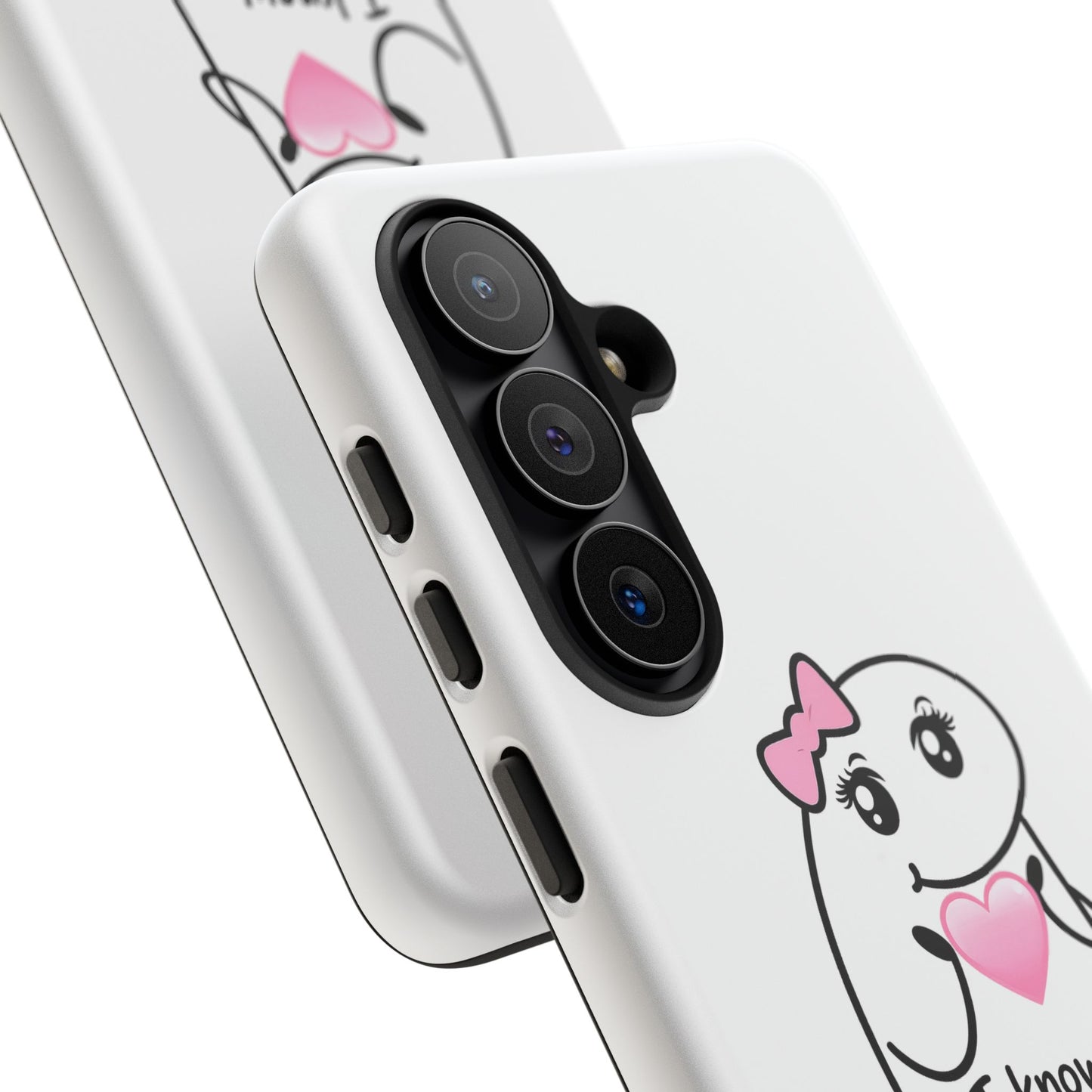 Phone Case — 'I Know Jesus Loves Me So Much' Cute Heart Faith Design