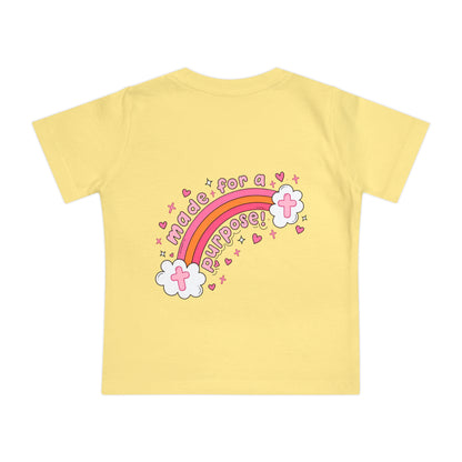 Baby T-Shirt — 'Go Spread It' Gospel Toast & 'Made for a Purpose' Rainbow Christian Tee