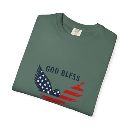 God Bless America Eagle T-Shirt — Patriotic USA Flag Tee