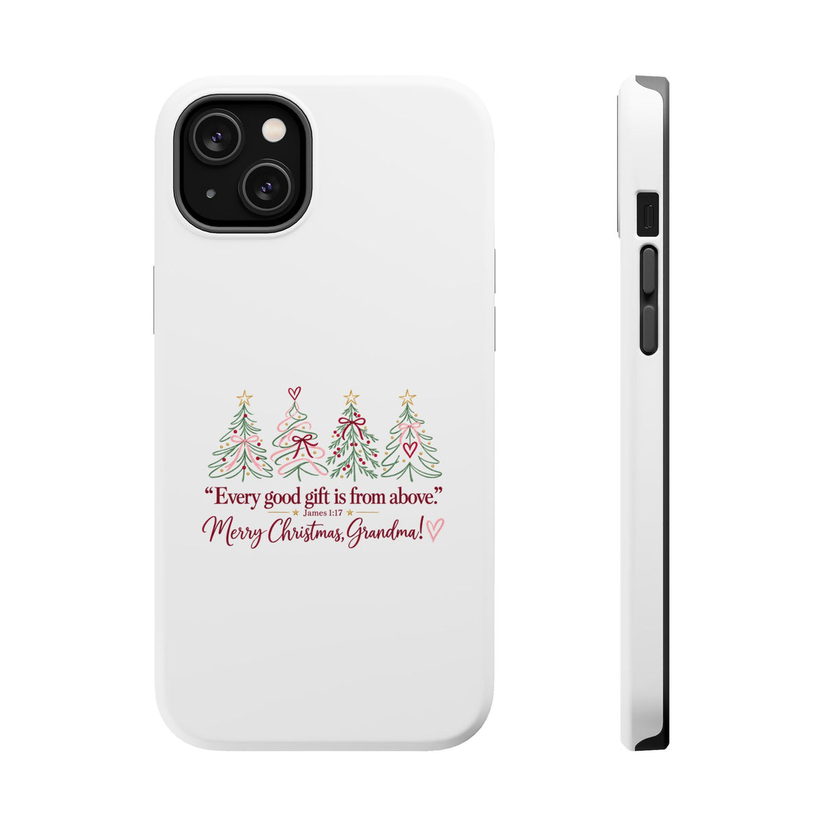 Christmas Grandma Phone Case — “Every good gift is from above” Magnetic Impact-Resistant Case