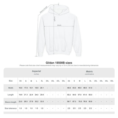 Youth Hoodie — “Jesus” Colorful Polka Dot Christian Pullover