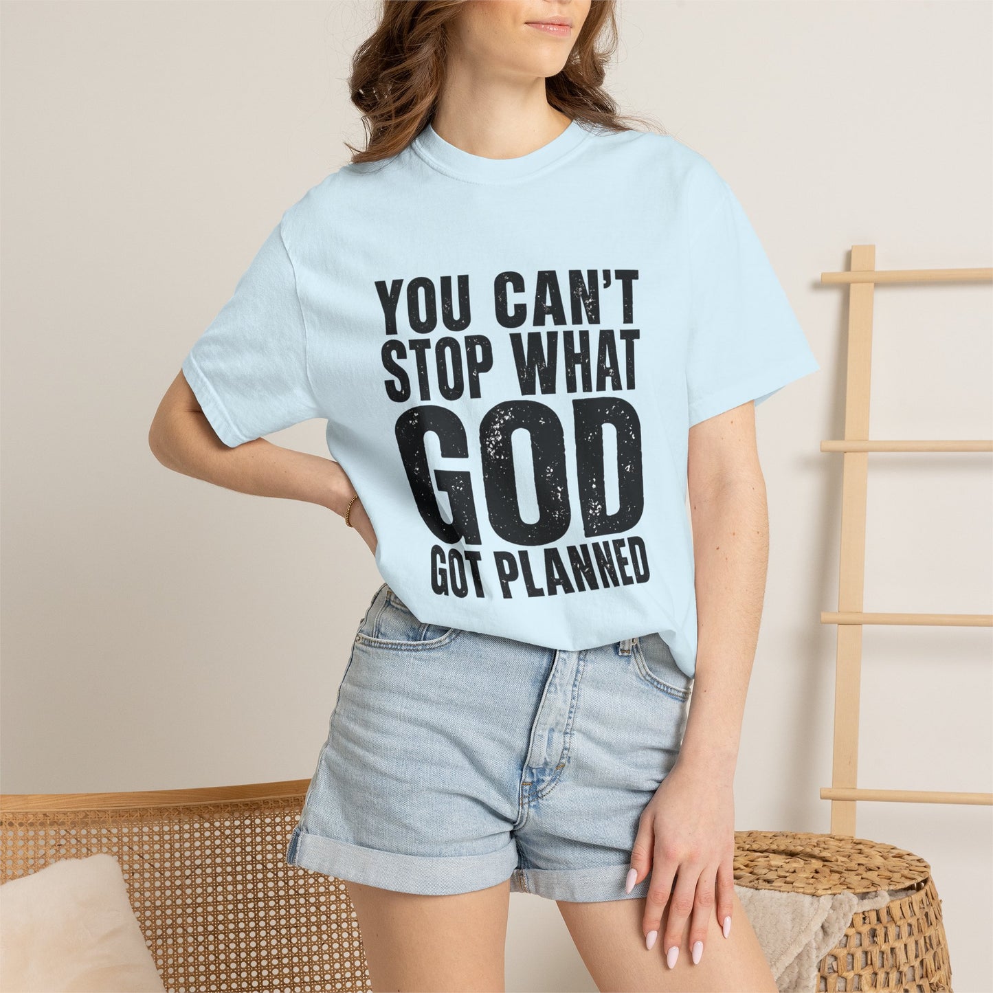 BIG FROST "You Can't Stop What God Got Planned" DOUBLE SIDED Print T Shirt