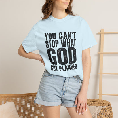 BIG FROST "You Can't Stop What God Got Planned" DOUBLE SIDED Print T Shirt