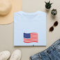 USA Flag T-Shirt — "Created with a Purpose" Patriotic American Tee