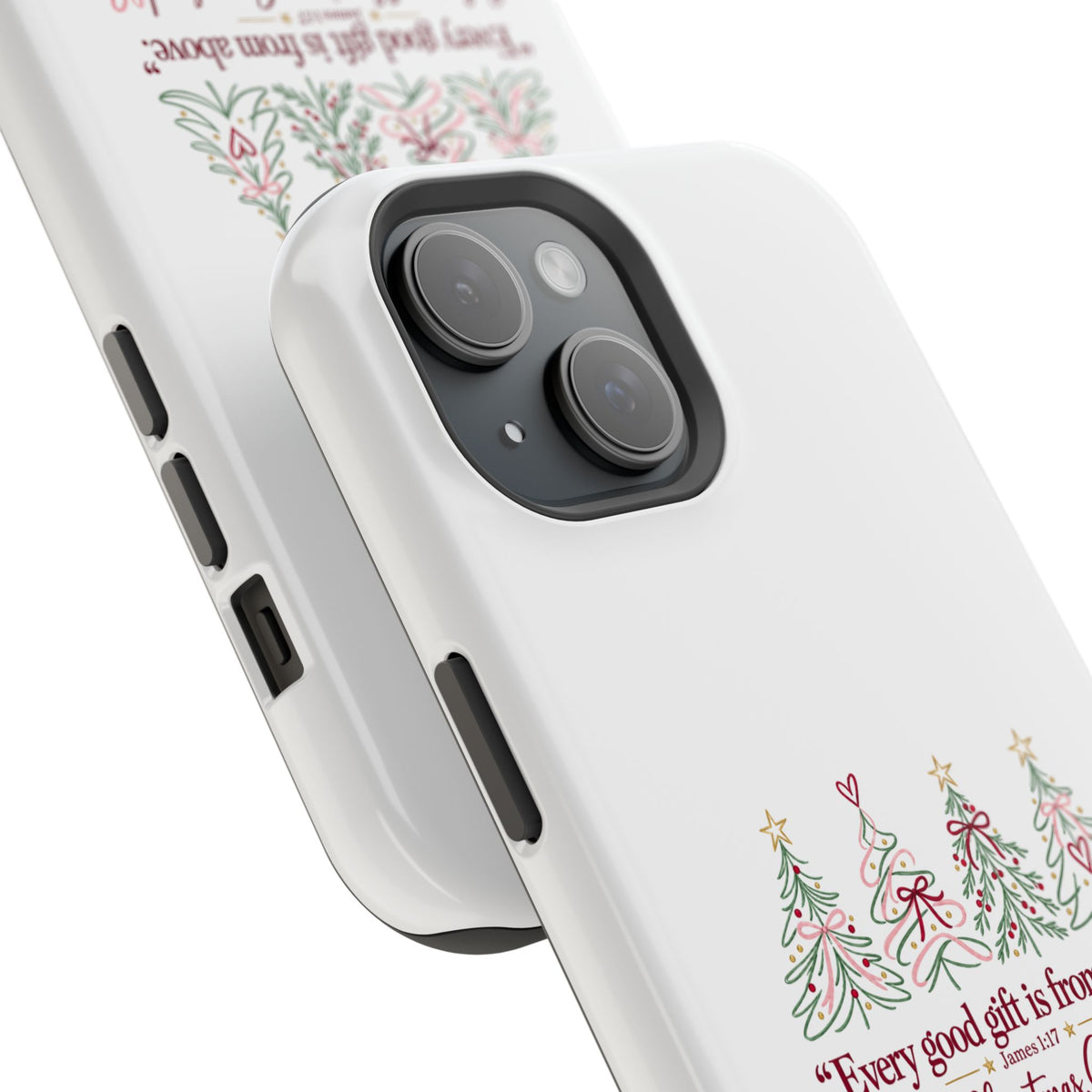 Christmas Grandma Phone Case — “Every good gift is from above” Magnetic Impact-Resistant Case