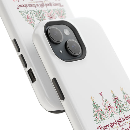 Christmas Grandma Phone Case — “Every good gift is from above” Magnetic Impact-Resistant Case