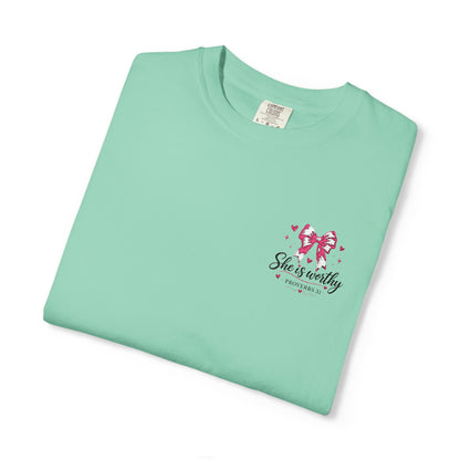 Butterfly Floral Graphic T-Shirt — 'Spread Your Wings' Chest Print
