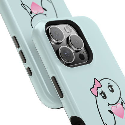 Christian Cute Heart Phone Case — "I Know Jesus Loves Me So Much" Magnetic Impact-Resistant Case