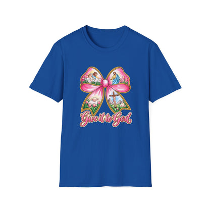 Give It to God Bow T-Shirt — Christian Faith Inspirational Tee