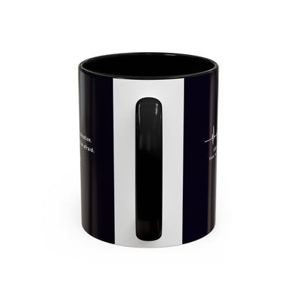Christian faith gift  Coffee Mug — 'Tetelestai' Cross Design with Isaiah 12:2 Scripture (11/15oz Accent Mug)