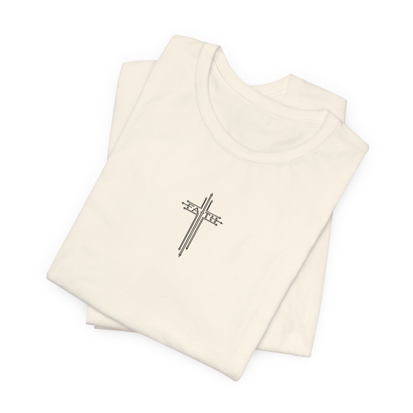 Faith Over Fear T-Shirt — Christian Cross Graphic Tee