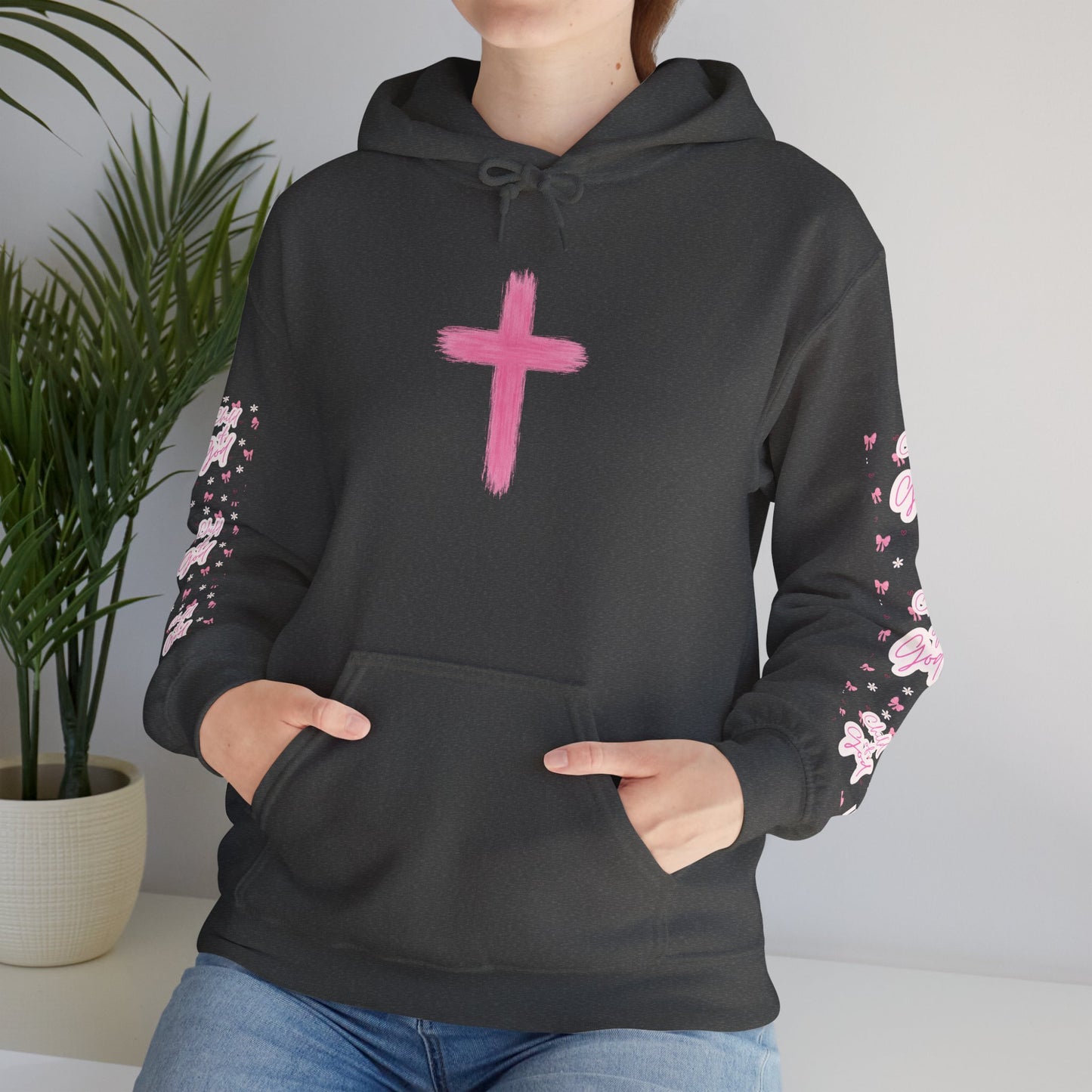 Christian Hoodie - 'AMEN' Inspirational Faith Pullover (Agree, Move, End, Never Doubt God)