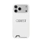 Christian Phone Card Case — Minimal 'CHRIST' Text Wallet Phone Case
