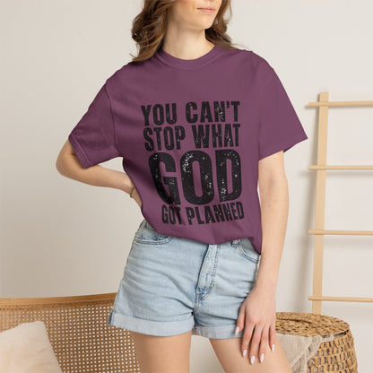 BIG FROST "You Can't Stop What God Got Planned" DOUBLE SIDED Print T Shirt