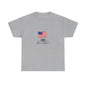T-Shirt — American Flag "God Over Nation" Patriotic Faith Tee