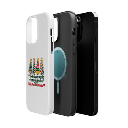 Christmas Grandma Phone Case — “Todo buen regalo viene de lo alto” Magnetic Impact-Resistant Case