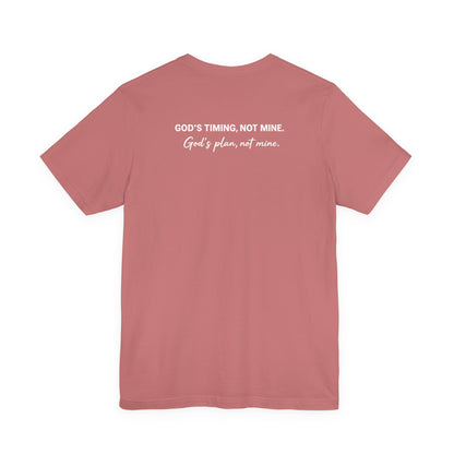 Christian Cross T-Shirt – Subtle White Cross Faith Tee