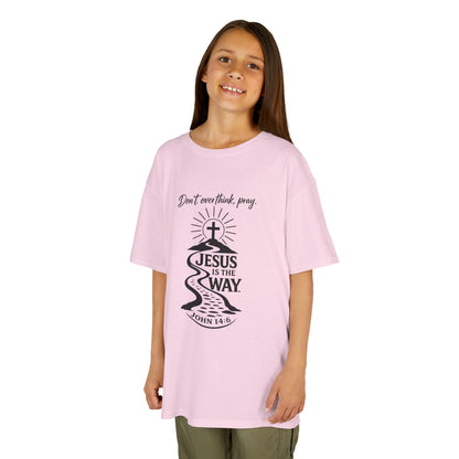UnisexKids Tee — "Jesus Is The Way" Faith Graphic (John 14:6)
