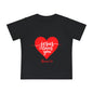 Baby T-Shirt "Jesus Loves You" Heart | Christian Infant Tee, Romans 5:8 Gift