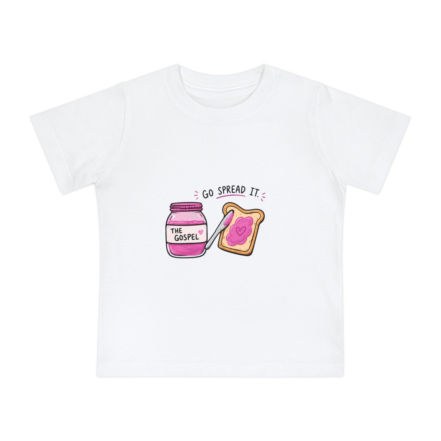 Baby T-Shirt — 'Go Spread It' Gospel Toast & 'Made for a Purpose' Rainbow Christian Tee