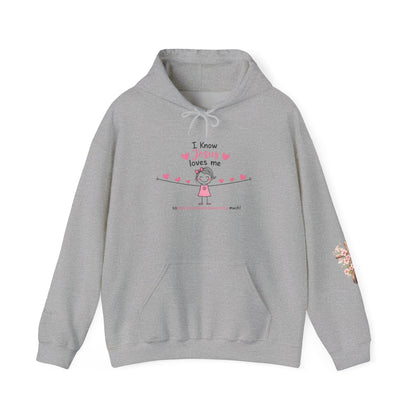 Christian Hoodie — "Be Still and Know" Inspirational Girls' Faith Sweatshirt