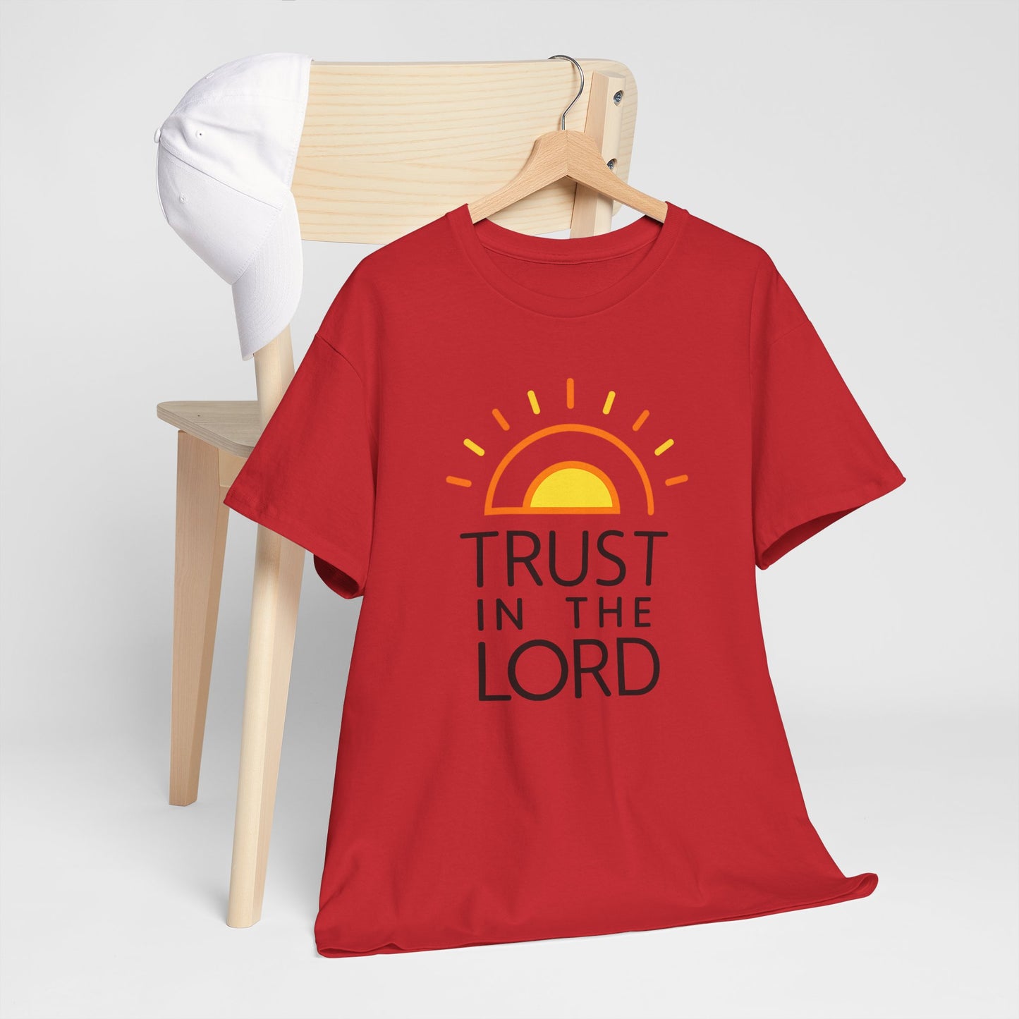 Trust in the Lord T-Shirt — Christian Sunrise Faith Tee