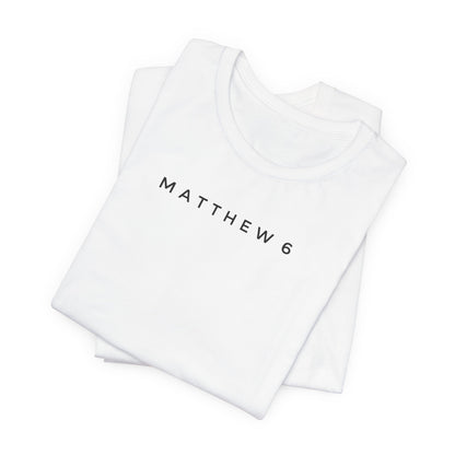 Matthew 6 Prayer Cross Tee — Our Father Lord's Prayer Christian T-Shirt
