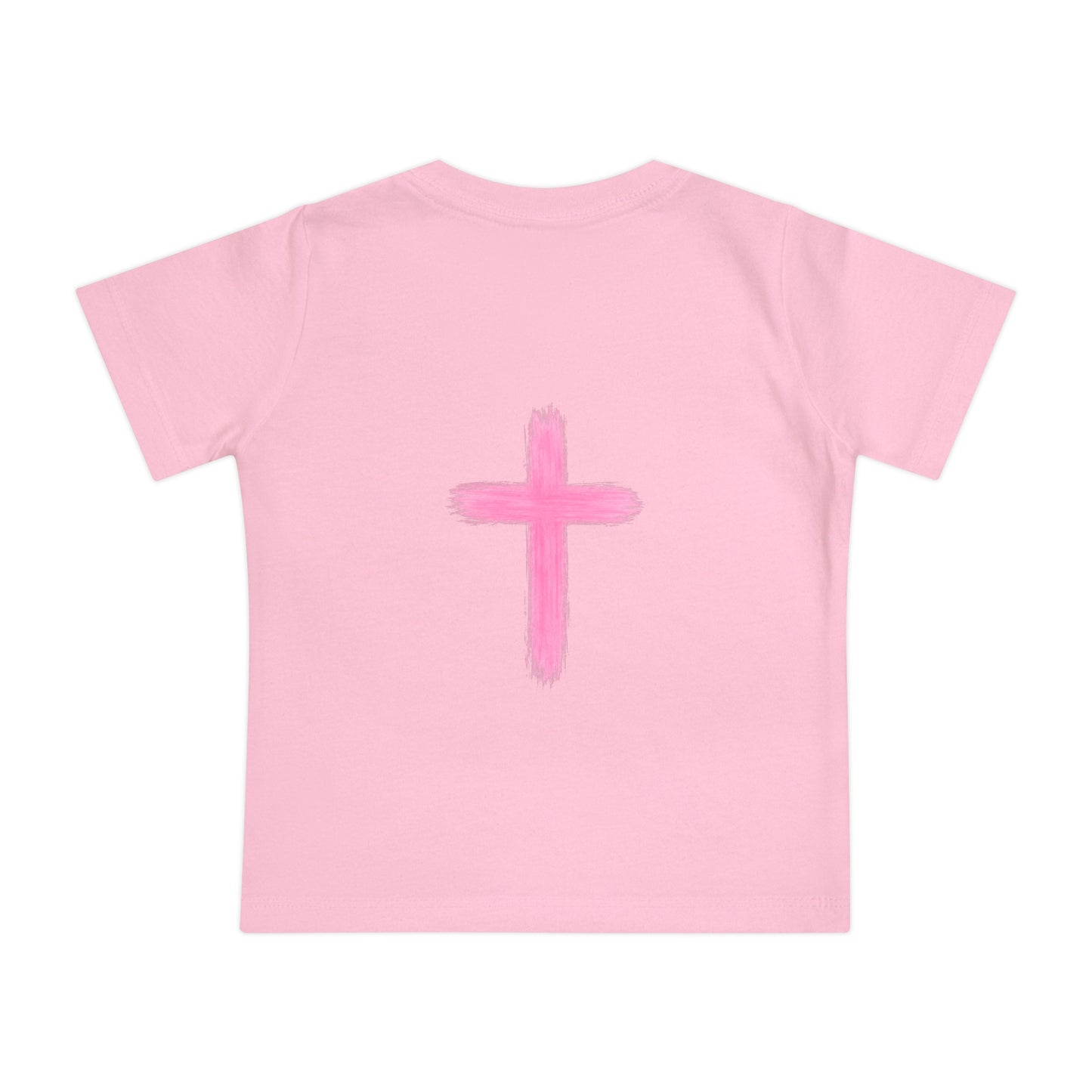 Christian Baby T-Shirt – "I Can Do All Things" Philippians 4:13 Pastel Cross