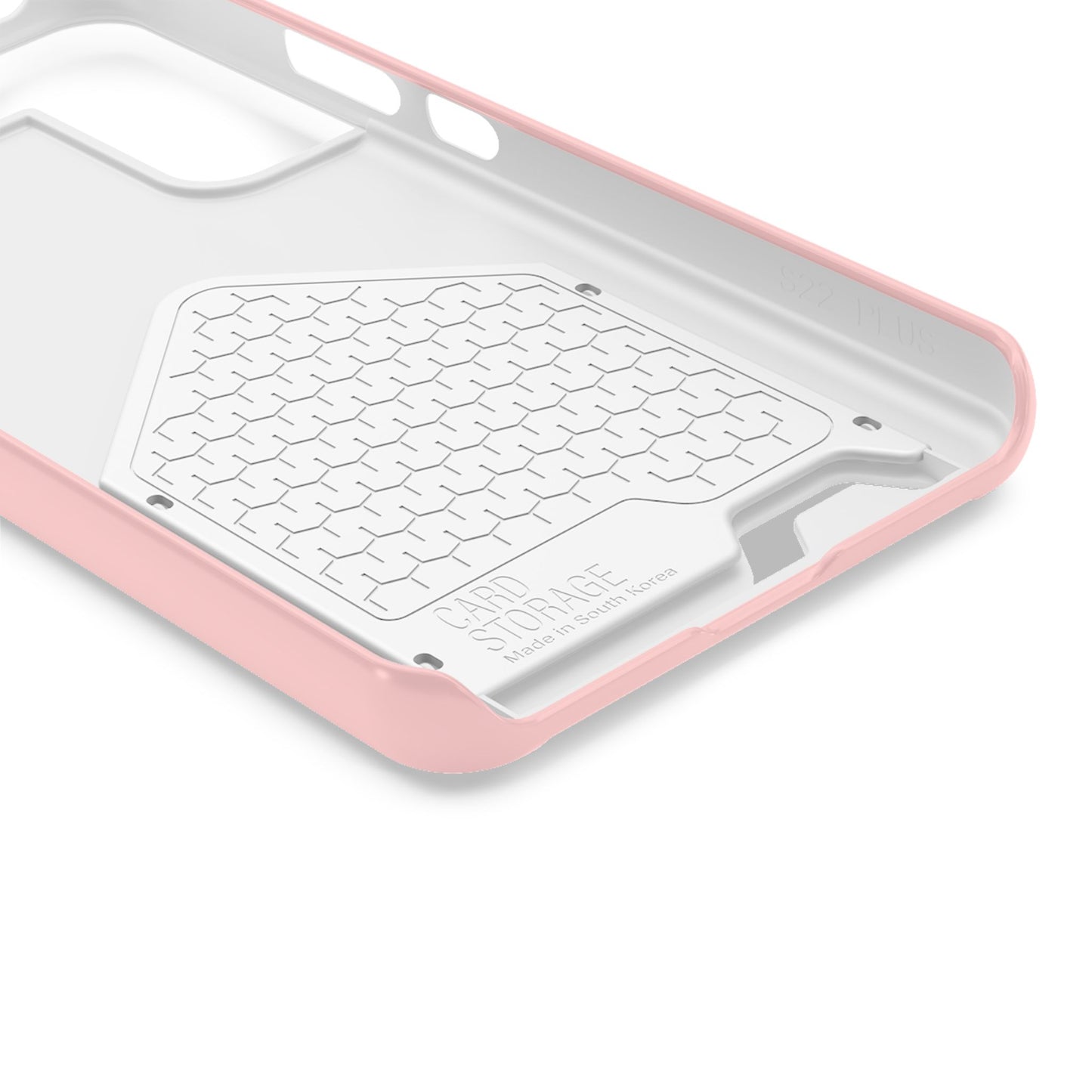 Blessed The Lord Pink Phone Case with Card Holder — Psalm 33:12 Christian Wallet Case