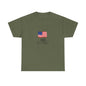T-Shirt — American Flag "God Over Nation" Patriotic Faith Tee