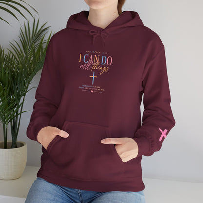 I Can Do All Things Christian Hoodie — Inspirational Faith Pullover