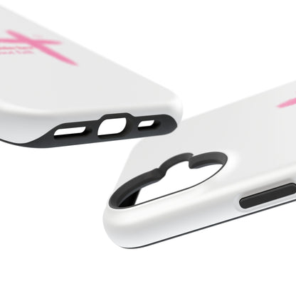 Phone Case — "God is within her, She will not fall" Pink Cross Magnetic Impact-Resistant Case