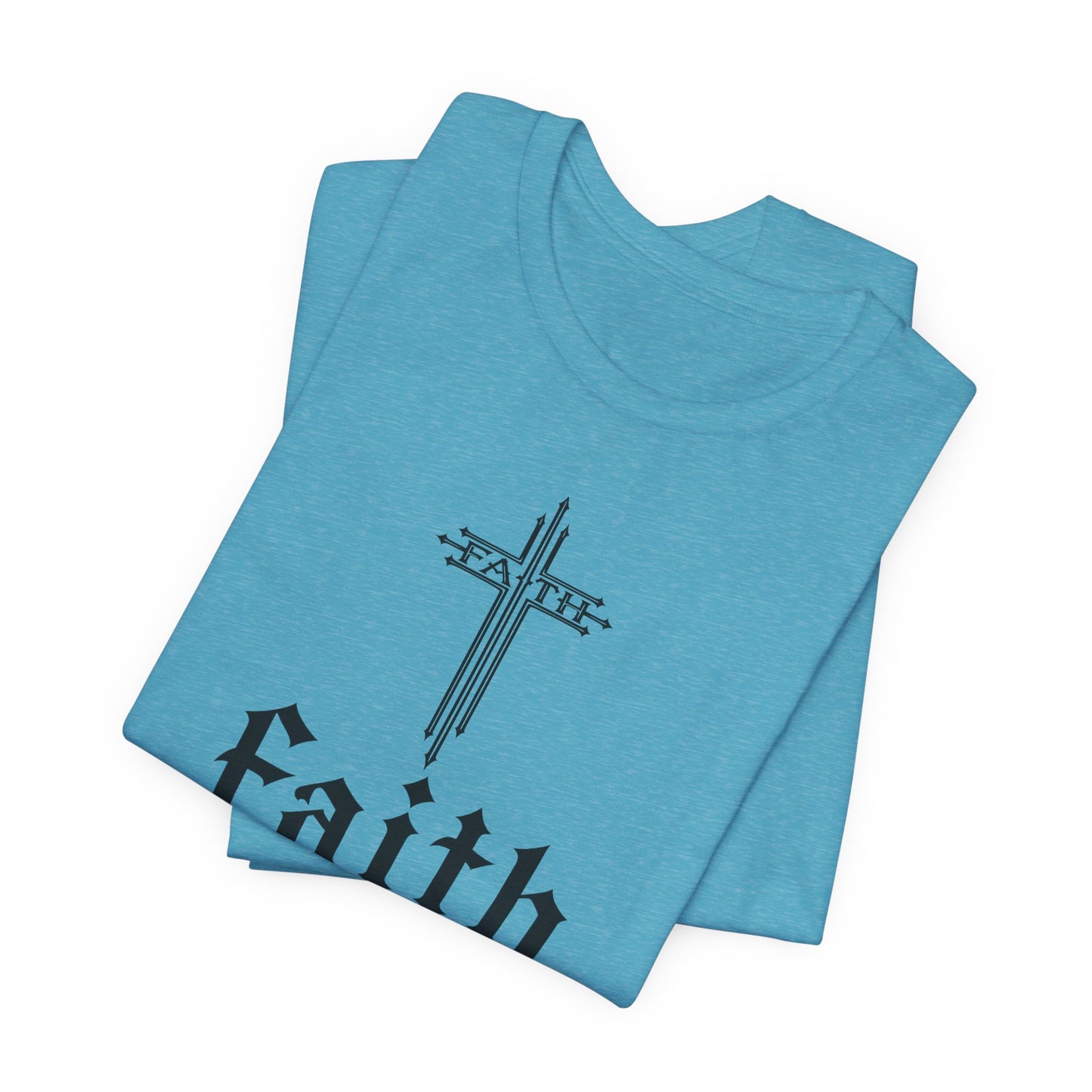 Faith Over Fear T-Shirt — Psalm 56:3 Cross Christian Tee