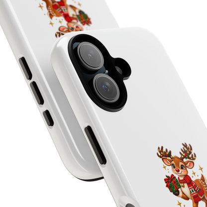 Christmas Reindeer Phone Case — “Sweet granddaughter you’re an answered prayer” Holiday Phone Cover