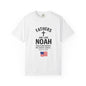 Patriotic Fathers Are Like Noah T-Shirt — "They Build Before the Storm Comes" (America 250)