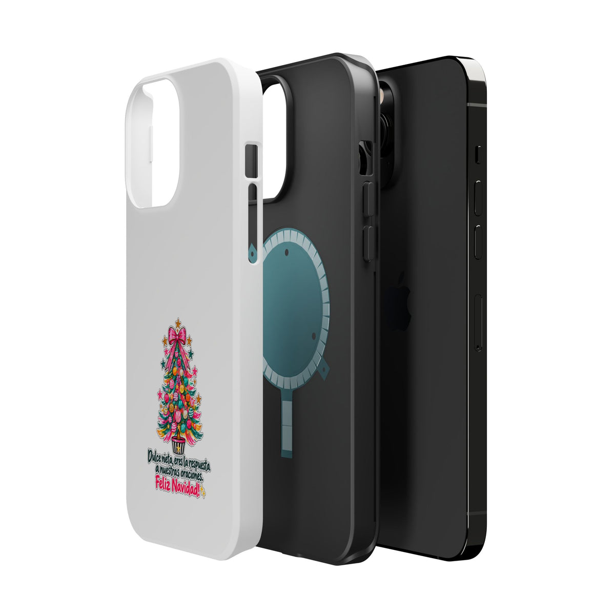 Spanish| Christmas Tree Phone Case - "Feliz Navidad" Spanish Holiday Magnetic Impact-Resistant Case