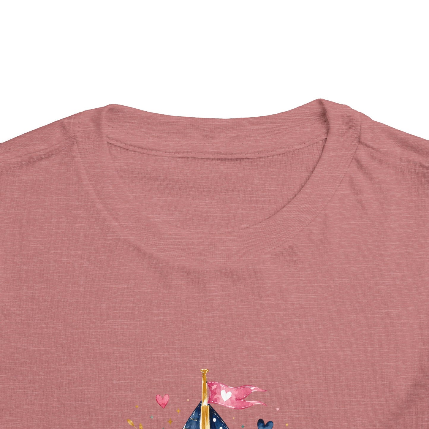 Toddler Tee - 'Jesus is my Captain' Nautical Sailboat Christian Shirt