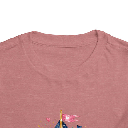 Toddler Tee - 'Jesus is my Captain' Nautical Sailboat Christian Shirt