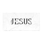 Jesus Beach Towel — "Jesus is the Savior" Christian Faith Towel