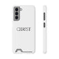 Christian Phone Card Case — Minimal 'CHRIST' Text Wallet Phone Case